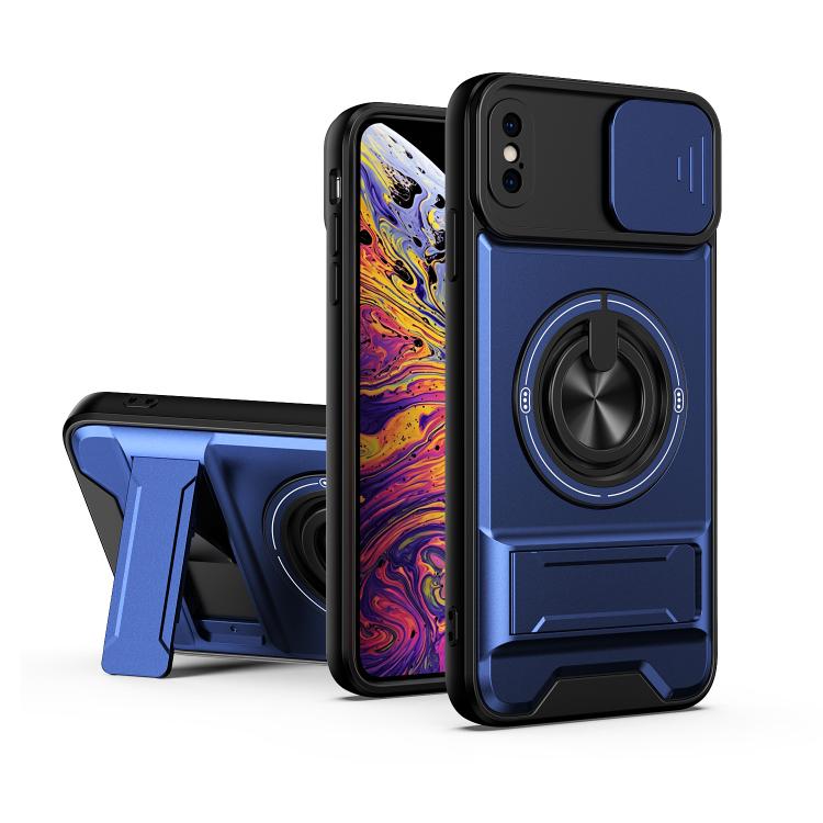 Lens Sliding Window Multifunctional Magnetic Shockproof Phone Case, For iPhone 13, For iPhone 12, For iPhone 12 Pro Max, For iPhone 12 Pro, For iPhone 11 Pro Max, For iPhone 11, For iPhone XS Max