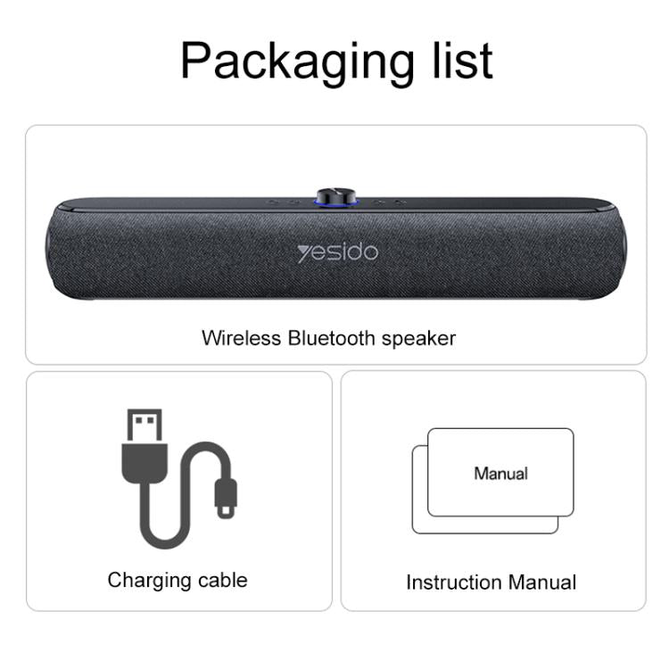 Yesido YSW42 20W Desktop Wireless Bluetooth Speaker, YSW42