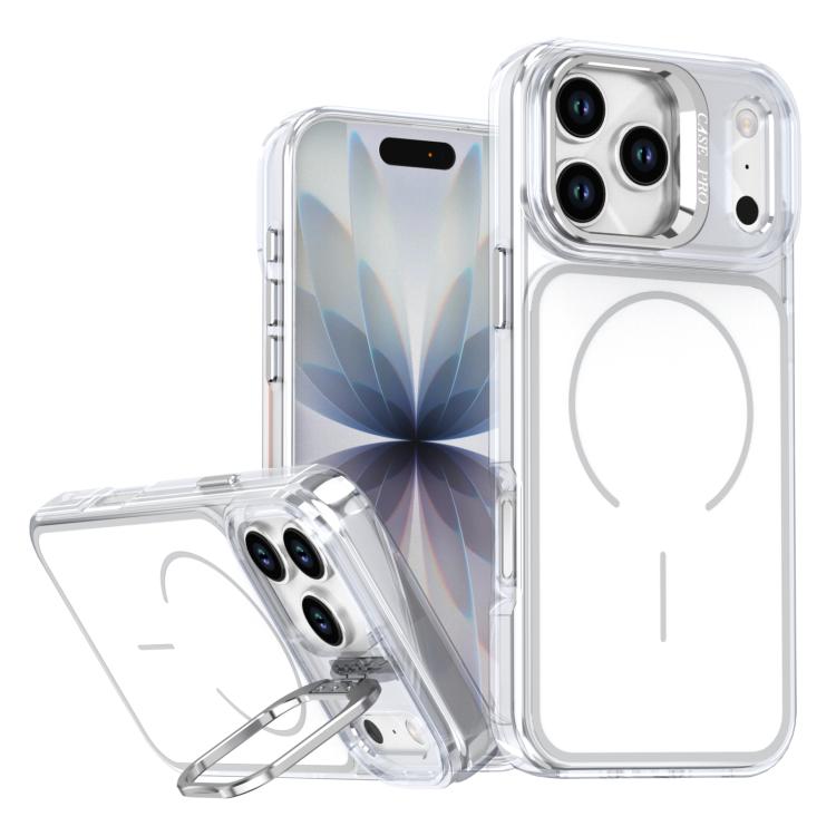 Bright Color Blocking Camera Bracket Magnetic Phone Case, For iPhone 17 Pro Max, For iPhone 17 Pro, For iPhone 17, For iPhone Air, For iPhone 16 Pro Max, For iPhone 16 Pro, For iPhone 16 Plus, For iPhone 16