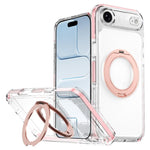 Ice Armor Magnetic Rotation Holder PC Hybrid TPU Phone Case, For iPhone 17 Pro Max, For iPhone 17 Pro, For iPhone Air