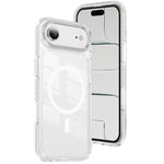 Crystal Shield Clear Magnetic Acrylic Hybrid TPU Phone Case, For iPhone 17 Pro Max, For iPhone 17 Pro, For iPhone 17, For iPhone Air, For iPhone 16 Pro Max, For iPhone 16 Pro