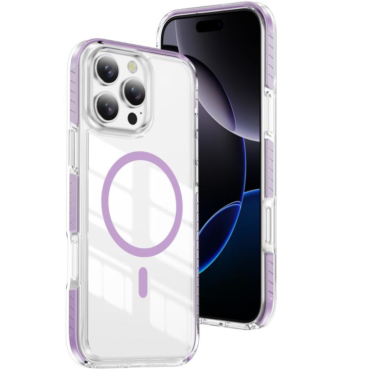 Crystal Shield Clear Magnetic Acrylic Hybrid TPU Phone Case, For iPhone 16 Pro Max, For iPhone 16 Pro, For iPhone 16 Plus, For iPhone 16, For iPhone 15 Pro Max, For iPhone 15 Pro