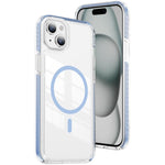 Crystal Shield Clear Magnetic Acrylic Hybrid TPU Phone Case, For iPhone 15 Plus, For iPhone 15, For iPhone 14 Plus, For iPhone 14 / 13, For iPhone 14 Pro, For iPhone 14 Pro Max