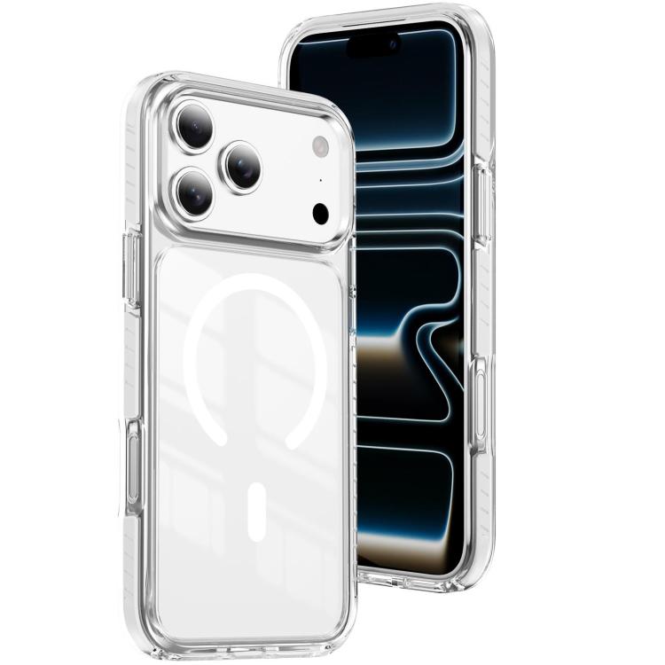 Crystal Shield Clear Magnetic Acrylic Hybrid TPU Phone Case, For iPhone 18 Pro, For iPhone 18 Pro Max, For iPhone 17 Pro Max, For iPhone 17 Pro, For iPhone 17, For iPhone Air