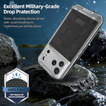 Four-proof Metal Hybrid Silicone Phone Case, For iPhone 17 Pro Max, For iPhone 17 Pro, For iPhone 17, For iPhone Air