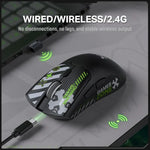 ONIKUMA DM01 12800DPI 2.4GHz + BT + Wired Tri-mode Gaming Mouse, DM01