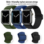 xDfind Sliding Buckle Nylon Braided Watch Band, For Apple Watch 42 / 44 / 45 / 46 / 49mm, For Apple Watch 38 / 40 / 41 / S11 42mm