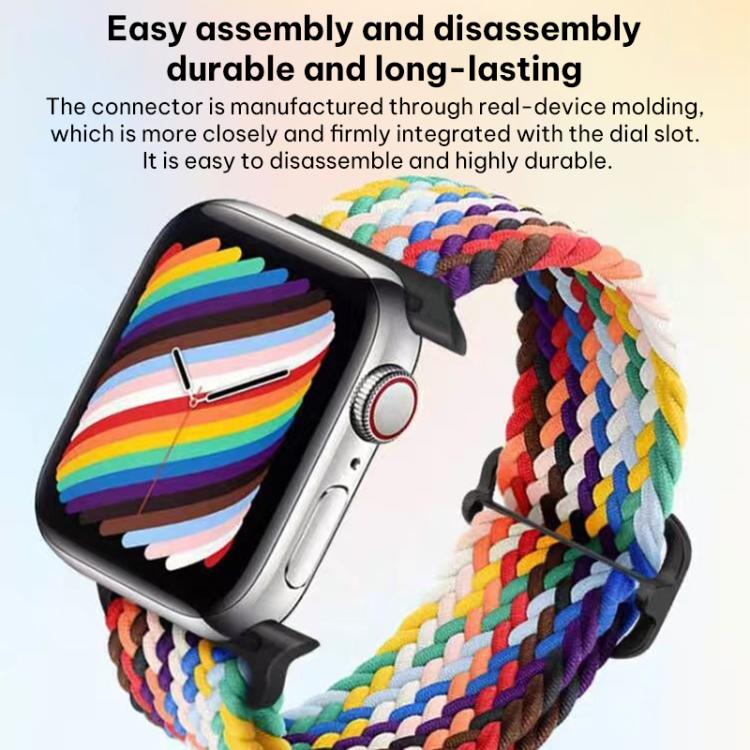 xDfind Sliding Buckle Nylon Braided Watch Band, For Apple Watch 42 / 44 / 45 / 46 / 49mm, For Apple Watch 38 / 40 / 41 / S11 42mm