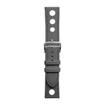 xDfind Flat-head Hole Palm Texture Vegan Leather Watch Band, 20mm, 22mm