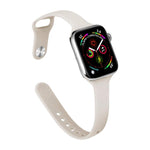 xDfind Small Waist Reverse Buckle Silicone Watch Band, For Apple Watch 38 / 40 / 41 / S11 42mm