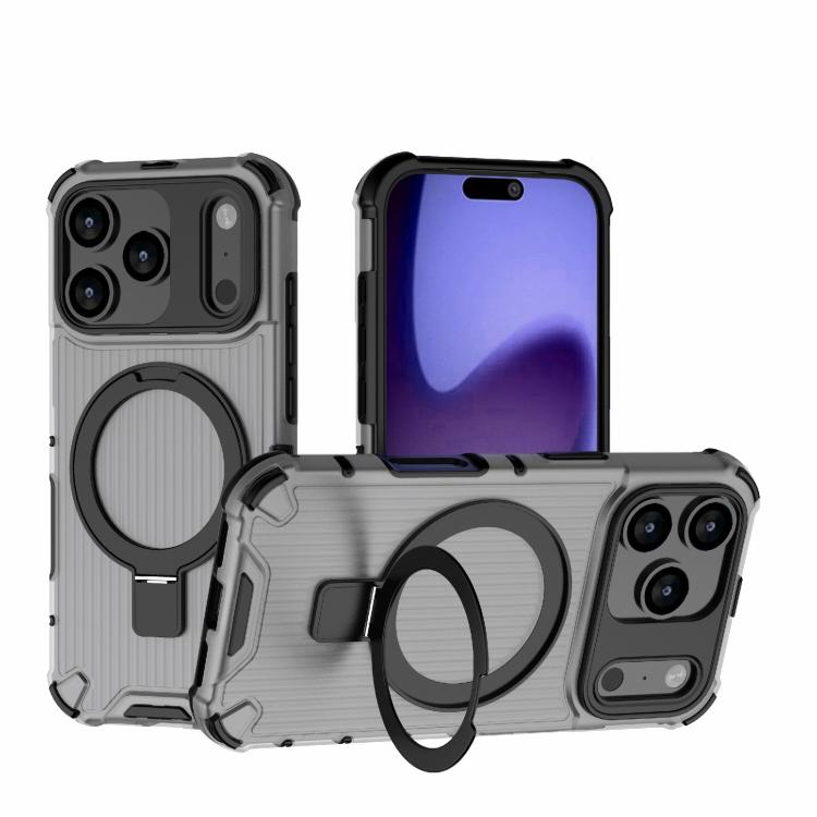 Grating Holder Shockproof Phone Case, For iPhone 18 Pro / 17 Pro, For iPhone 18 Pro Max / 17 Pro Max, For iPhone 17, For iPhone Air
