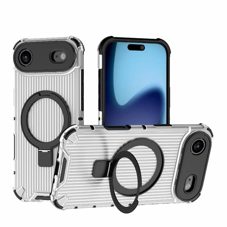 Grating Holder Shockproof Phone Case, For iPhone 18 Pro / 17 Pro, For iPhone 18 Pro Max / 17 Pro Max, For iPhone 17, For iPhone Air