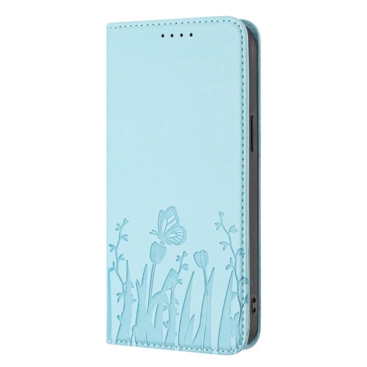 Tulips Butterfly Pattern Magnetic Vegan Leather Phone Case, For iPhone X / XS, For iPhone XS Max, For iPhone XR, For iPhone 8 Plus / 7 Plus