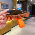 Crystal Shield Ring Holde TPU + Acrylic Magnetic Phone Case, For iPhone 16 Plus, For iPhone 16, For iPhone 15 Pro Max, For iPhone 15 Pro, For iPhone 15 Plus, For iPhone 15