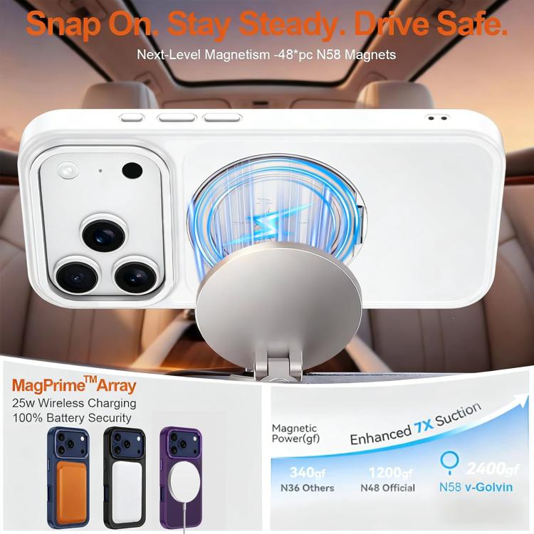 XDcase YADUN Rotating Bracket Magnetic Phone Case, For iPhone 18 Pro /17 Pro, For iPhone 18 Pro Max / 17 Pro Max