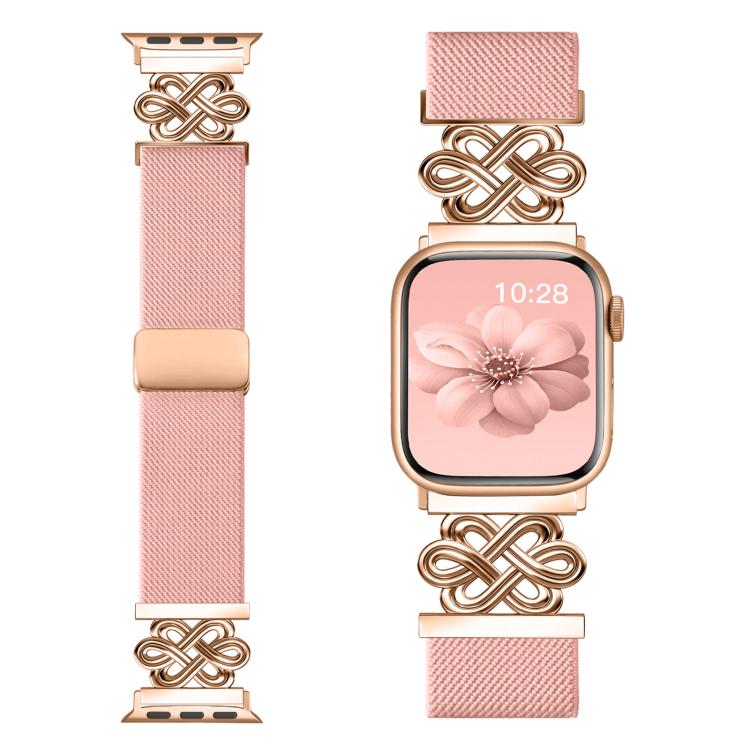 xDfind Chinese Knot Nylon Braided Magnetic Buckle Watch Band, For Apple Watch 42 / 44 / 45 / 46 / 49mm, For Apple Watch 38 / 40 / 41 / S11 42mm