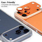 XDcase 5pcs Titanium Alloy Hollow Camera Lens Protector, For iPhone 17 Pro Max, For iPhone 17 Pro