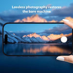 XDcase 5pcs Titanium Alloy Hollow Camera Lens Protector, For iPhone 17 Pro Max, For iPhone 17 Pro