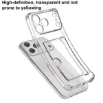XDcase Clear TPU Card Slot Precision Hole Phone Case, For iPhone 17 Pro Max, For iPhone 17 Pro, For iPhone 17, For iPhone Air