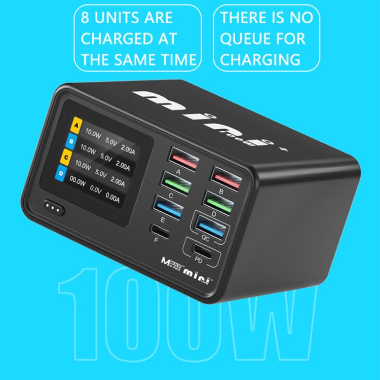 MaAnt Dianba Mini 75W Multi-function 8-Port PD Charger Support PD Fast Charging, MaAnt Dianba Mini EU Plug