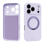 ABEEL Skin-friendly Feel Magnetic Liquid Silicone Phone Case with Holder, For iPhone 17 Pro Max, For iPhone 17 Pro, For iPhone 17, For iPhone 16 Pro Max, For iPhone 16 Pro, For iPhone 16