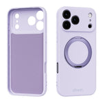 ABEEL Skin-friendly Feel Magnetic Liquid Silicone Phone Case with Holder, For iPhone 17 Pro Max, For iPhone 17 Pro, For iPhone 17, For iPhone 16 Pro Max, For iPhone 16 Pro, For iPhone 16