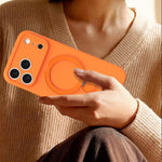 Liquid Silicone MagSafe Holder Phone Case, For iPhone 17 Pro Max, For iPhone 17 Pro, For iPhone 17, For iPhone Air