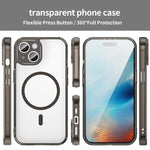 PC Hybrid TPU Airbag Shockproof MagSafe Phone Case, For iPhone 15