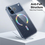 Glitter Magnetic TPU Phone Case, For iPhone 18 Pro / 17 Pro, For iPhone 18 Pro Max / 17 Pro Max