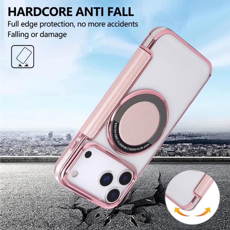 Ultra-thin Magnetic Plating Vegan Leather Phone Case, For iPhone 17 Pro Max, For iPhone 17 Pro, For iPhone 17, For iPhone Air, For iPhone 16e, For iPhone 16 Pro Max