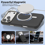 Mocome Plain Magnetic Shockproof Phone Case, For iPhone 17 Pro Max, For iPhone 17 Pro