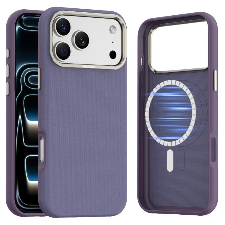 Mocome Plain Magnetic Shockproof Phone Case, For iPhone 17 Pro Max, For iPhone 17 Pro