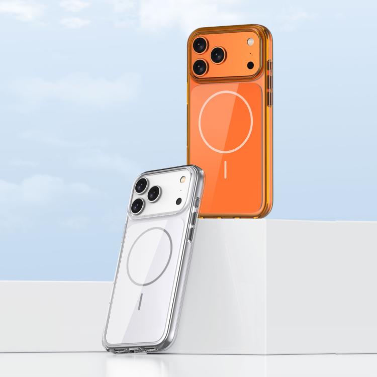Translucent PC Magnetic Shockproof Phone Case, For iPhone 18 Pro / 17 Pro, For iPhone 18 Pro Max / 17 Pro Max