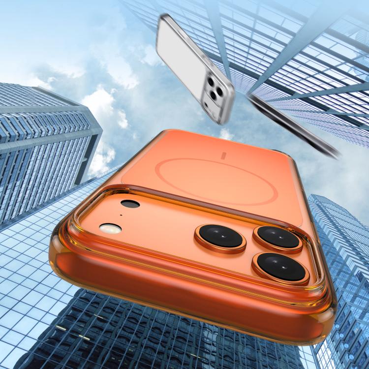 Translucent PC Magnetic Shockproof Phone Case, For iPhone 18 Pro / 17 Pro, For iPhone 18 Pro Max / 17 Pro Max