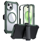 Acrylic Full Coverage Magnetic Phone Case with Back Clip, For iPhone 14 / 13, For iPhone 14 Pro, For iPhone 14 Pro Max, For iPhone 13 Pro Max, For iPhone 13 Pro, For iPhone 12 / 12 Pro