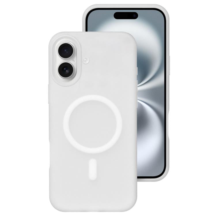 Crystal-Clear Colors Skin-friendly Feel Liquid Silicone Magnetic Phone Case, For iPhone 16, For iPhone 15 Pro Max, For iPhone 15 Pro, For iPhone 15