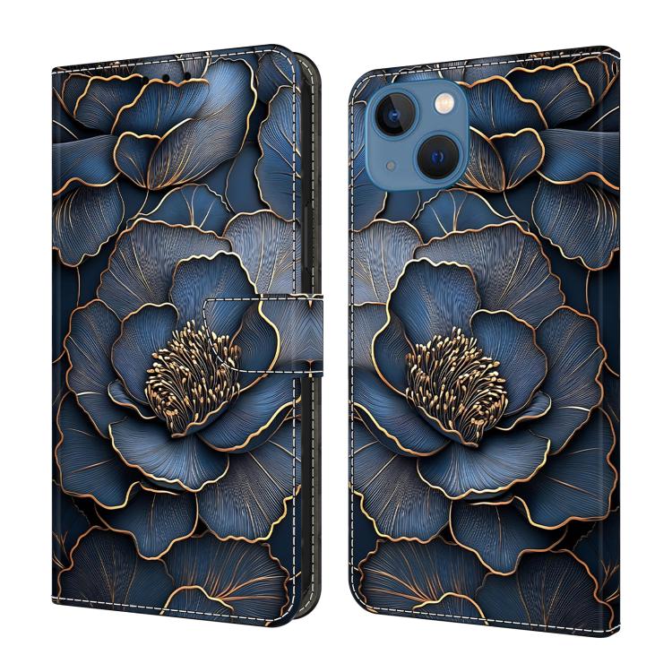 Crystal-Like Painted Vegan Leather Phone Case, For iPhone 15 Pro Max, For iPhone 15 Pro, For iPhone 14 / 13, For iPhone 14 Pro