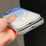Frosted Gradient TPU Magnetic Phone Case, For iPhone 13, For iPhone 12, For iPhone 12 Pro Max, For iPhone 12 Pro, For iPhone 11 Pro Max, For iPhone 11, For iPhone 11 Pro