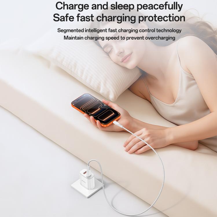 Yesido YC17U 12W 2.4A USB Dual Ports Charger Set with 1m USB to Type-C Data Cable, YC17U