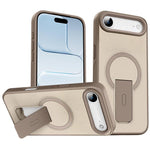 Skin Feel Invisible Kickstand MagSafe Phone Case, For iPhone 16e / 17e, For iPhone 17 Pro Max, For iPhone 17 Pro, For iPhone 17, For iPhone Air