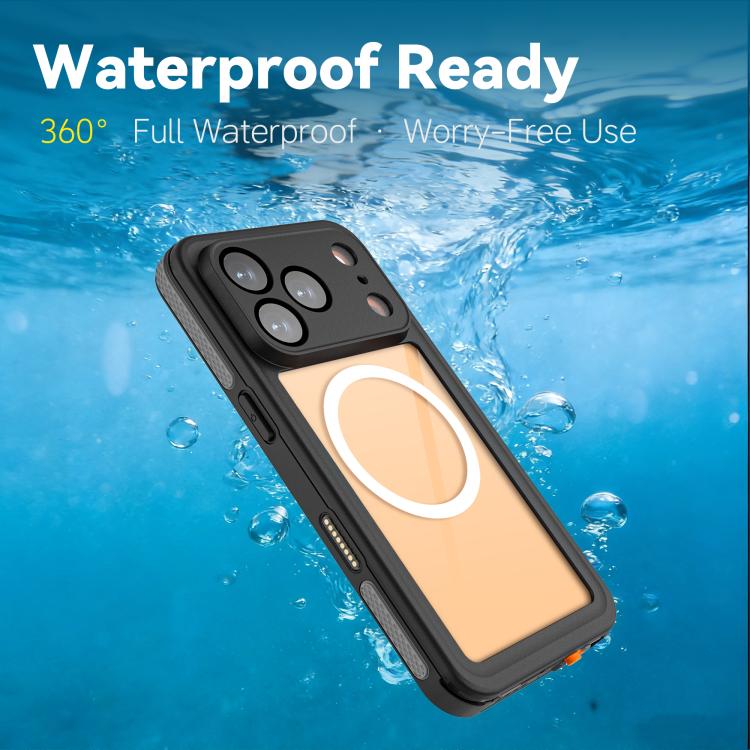 RedPepper V Series IP68 Waterproof Magnetic Phone Case, For iPhone 17 Pro, For iPhone 17