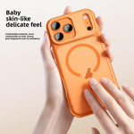 Alpha-style Skin-Feel Magnetic Phone Case, For iPhone 17 Pro Max, For iPhone 17 Pro