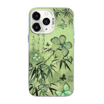 Butterfly Pattern Silver Plating PC Hybrid TPU Phone Case, For iPhone 12 mini, For iPhone 11 Pro Max, For iPhone 11, For iPhone 11 Pro, For iPhone XS / X, For iPhone XR