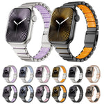 One-bead Waist Stainless Steel Norman Buckle Magnetic Watch Band, For Apple Watch 46mm / 49mm / 45mm / 44mm, For Apple Watch 42mm / 41mm / 40mm / 38mm