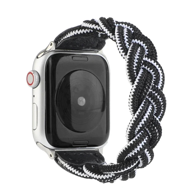 Elastic Woven Watchband For Apple Watch Series 6 & SE & 5 & 4 44mm / 3 & 2 & 1 42mm, 160mm