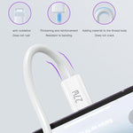 TOTU GTZB01-PD Series 27W Type-C to 8 Pin Data Cable Set, Length: 0.5m + 1m + 2m