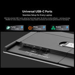 Blackview DCM8 15.3 inch Dual Display Portable Laptop LCD Monitors Screen Extender with Stand, DCM8