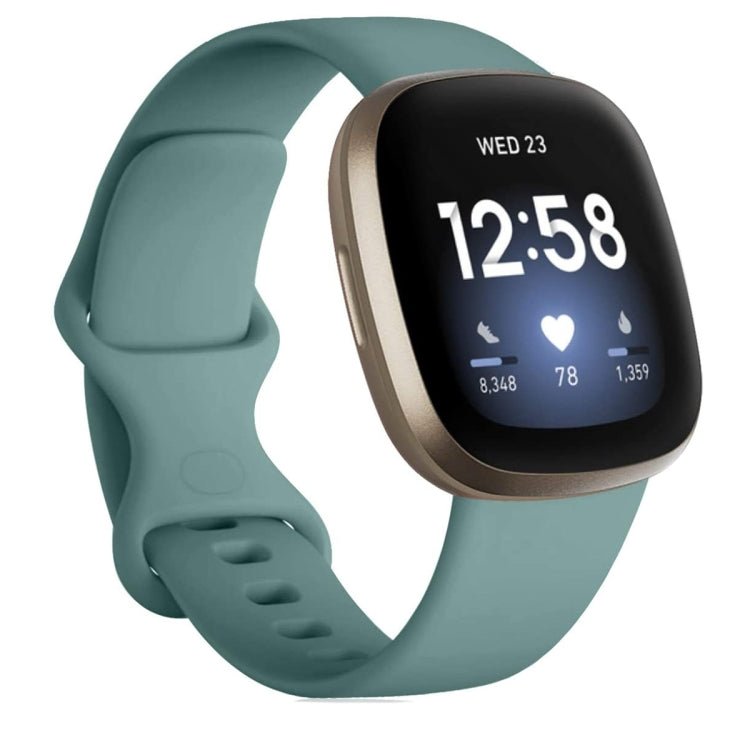 For Fitbit Versa 3 / Sense Silicone Replacement Strap Watchband, Size: S, Size: S