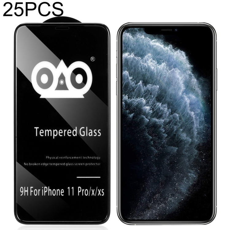 25 PCS Shockproof Anti-breaking Edge Airbag Tempered Glass Film, For iPhone X / XS (25 PCS), For iPhone XR (25 PCS), For iPhone XS Max (25 PCS), For iPhone 12 mini (25 PCS), For iPhone 12 / 12 Pro (25 PCS), For iPhone 12 Pro Max (25 PCS)               ...