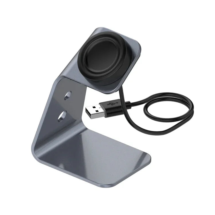 For Samsung R500 / Galaxy Watch 3 Universal Aluminum Alloy Magnetic Charger Holder with Chip Protection, Support Fast Charging, For Samsung R500